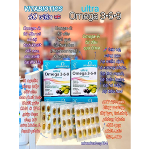 VITABIOTICS Ultra Omega 3-6-9 60 viên 🇬🇧