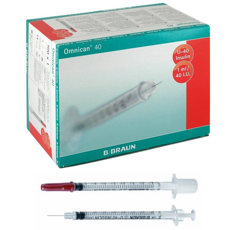 Ống tiêm Insulin Omnican 40 I.U.