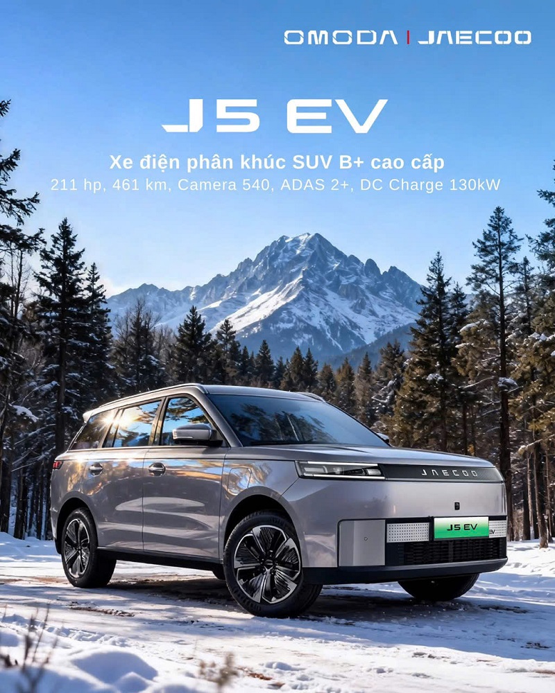 Xe J5 EV - Xe thuần điện