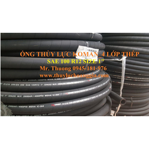 ỐNG DẦU THỦY LỰC KOMAN 4 LỚP THÉP, SIZE 1-1/4''