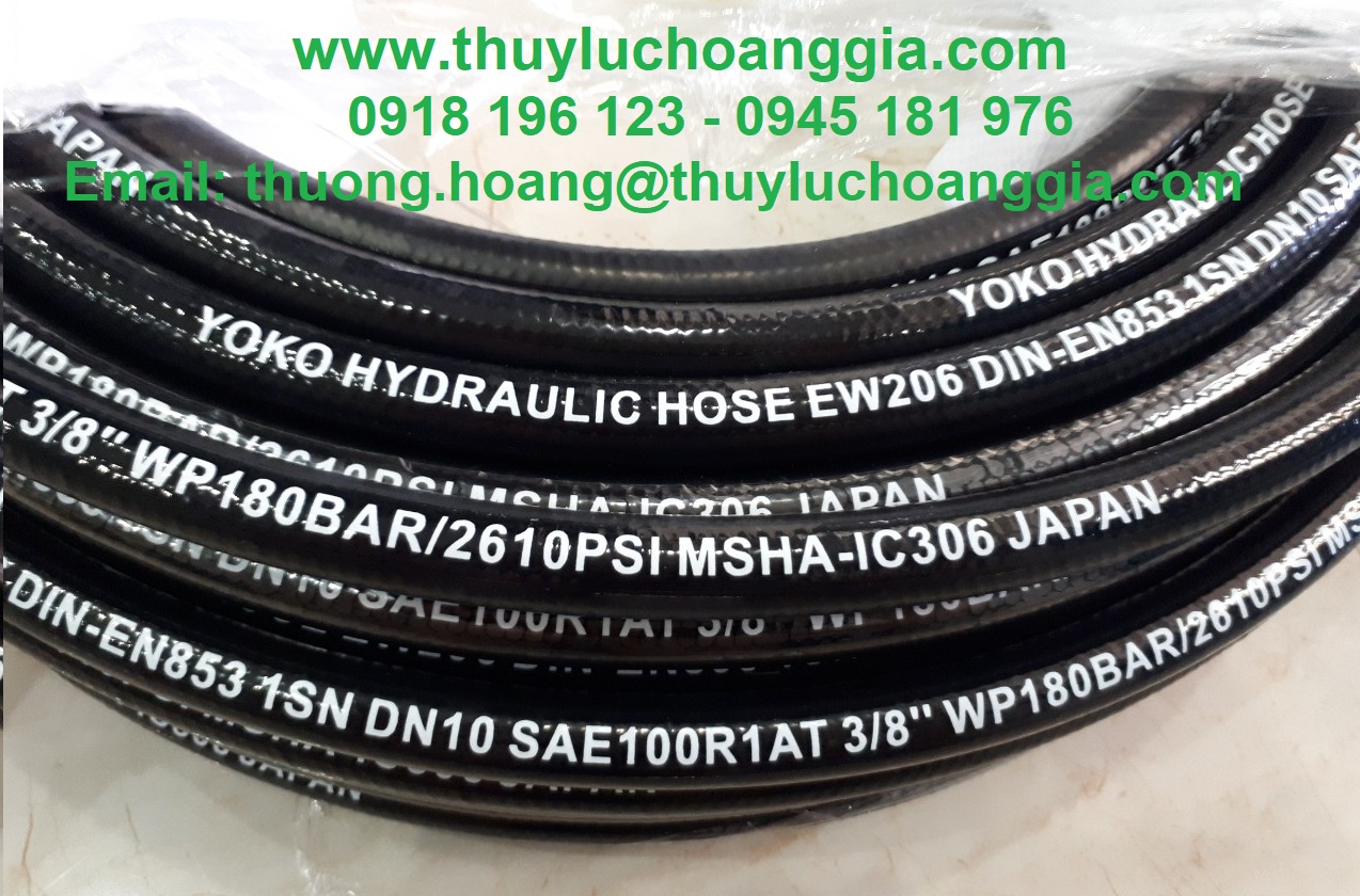 ỐNG DẦU THỦY LỰC YOKO 1 LỚP THÉP (SEA100R1AT/1SN)