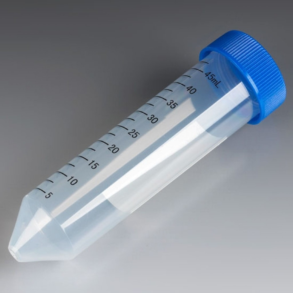 Ống Falcon, Ống ly tâm mẫu 50ml / 15ml nắp xanh đáy nhọn