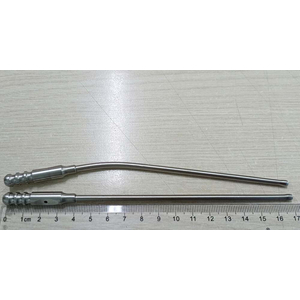 Ống hút mũi inox thẳng hoặc cong 4mm - 17 cm