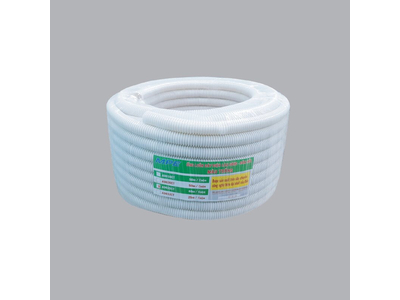 Ống luồn đàn hồi PVC màu trắng Ø25 A9025 CT