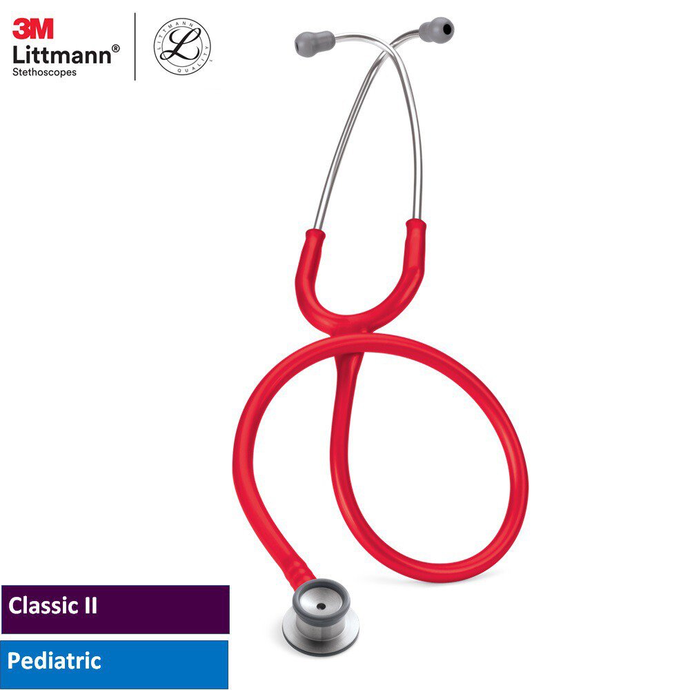 Ống nghe 3M Littmann Classic II Pediatric Stethoscope 2113R (đỏ)