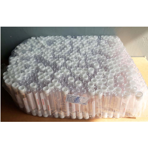 Ống nghiệm nhựa PS 5ml nắp trắng, có nhãn HTM