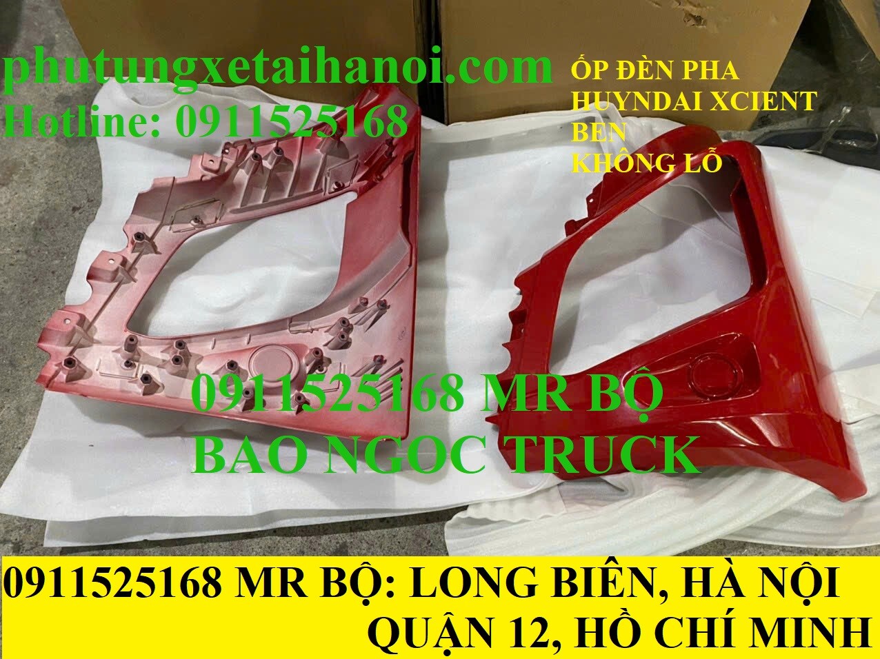 vành đèn pha Huyndai Xcient ben