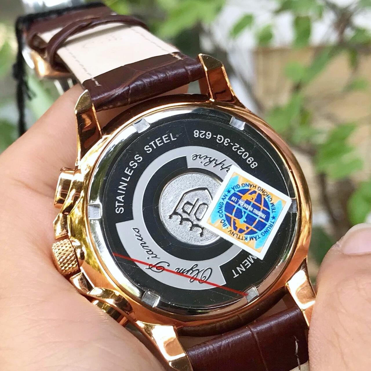 ĐỒNG HỒ OLYM PIANUS DÂY DA OP89022-3G-628 CHÍNH HÃNG