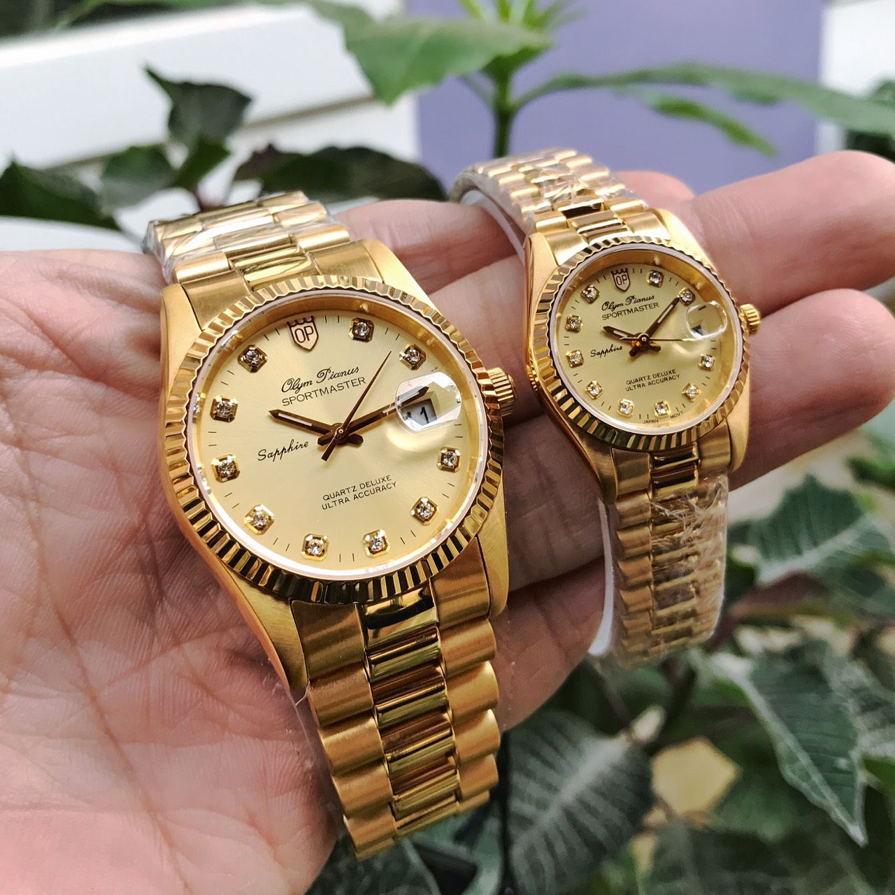 Đồng hồ cặp đôi OP89322GK-V và OP68322LK-V Đồng hồ cặp đôi OP89322GK-V và OP68322LK-V