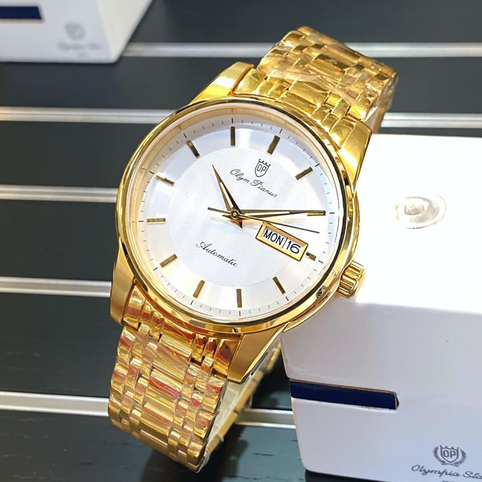 ĐỒNG HỒ CƠ OLYM PIANUS 2 LỊCH OP990-16AMK-T