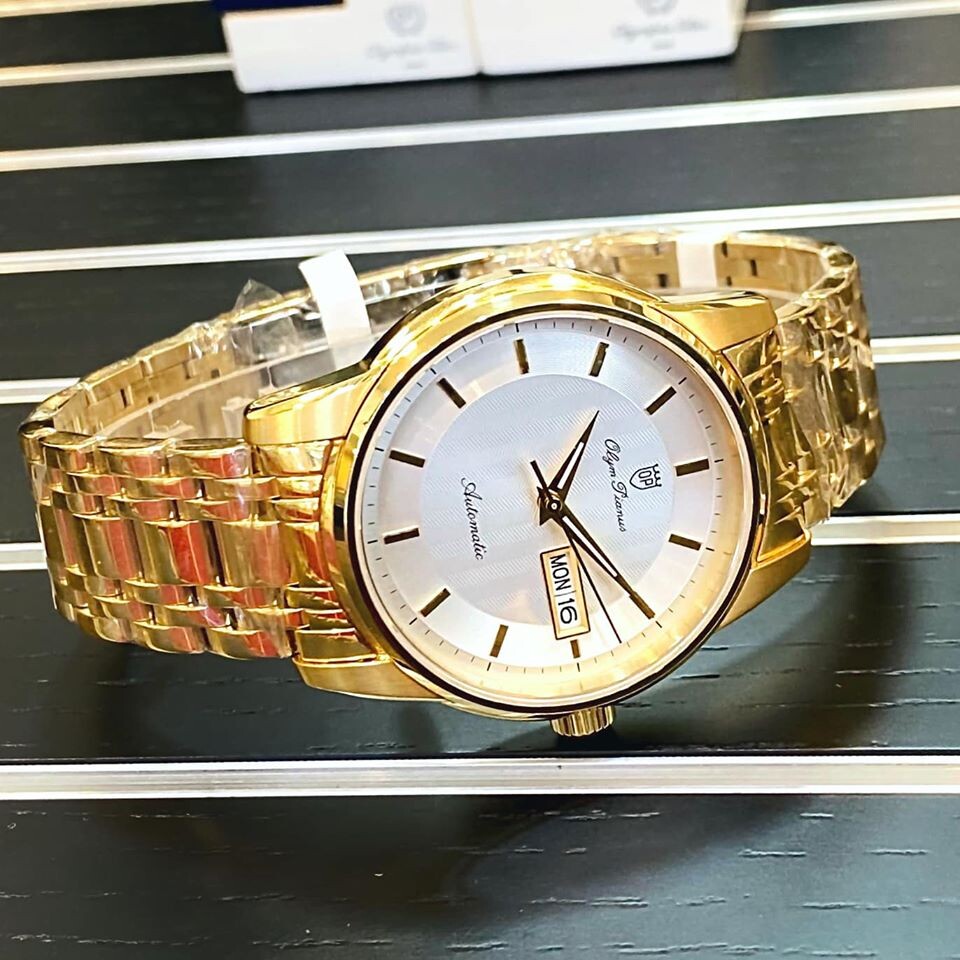 ĐỒNG HỒ CƠ OLYM PIANUS 2 LỊCH OP990-16AMK-T