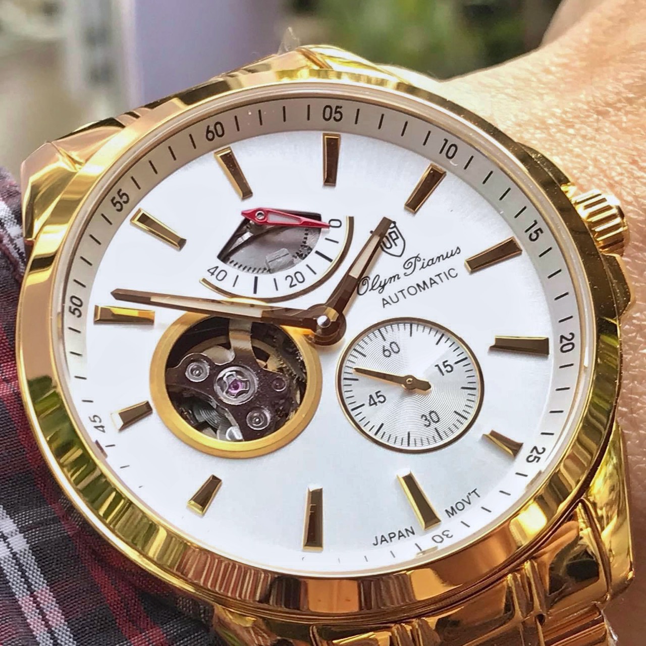 ĐỒNG HỒ OLYM PIANUS CHÍNH HÃNG OP9908-88AGK-GL-X