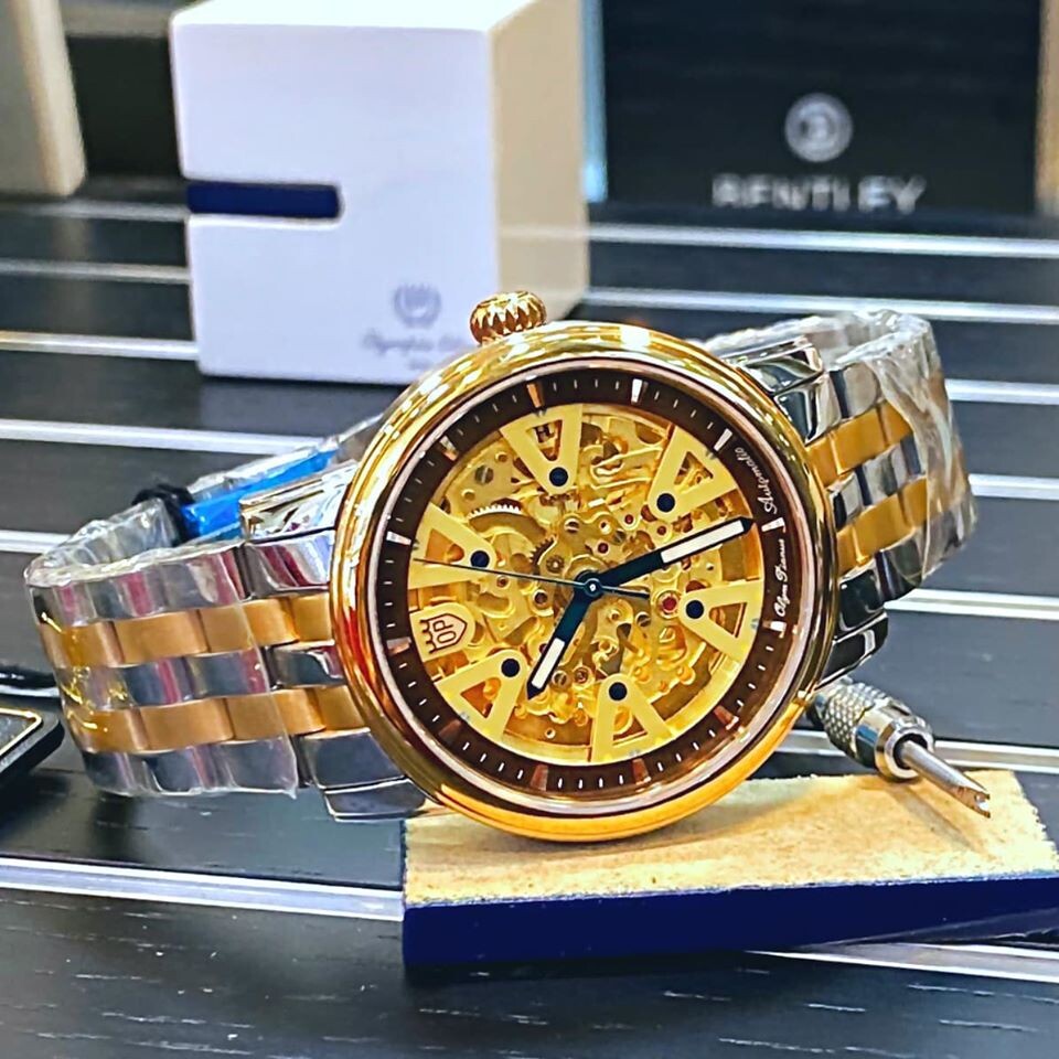 OP9930-4AGK-T | ĐỒNG HỒ CƠ OLYM PIANUS SKELETON CHÍNH HÃNG