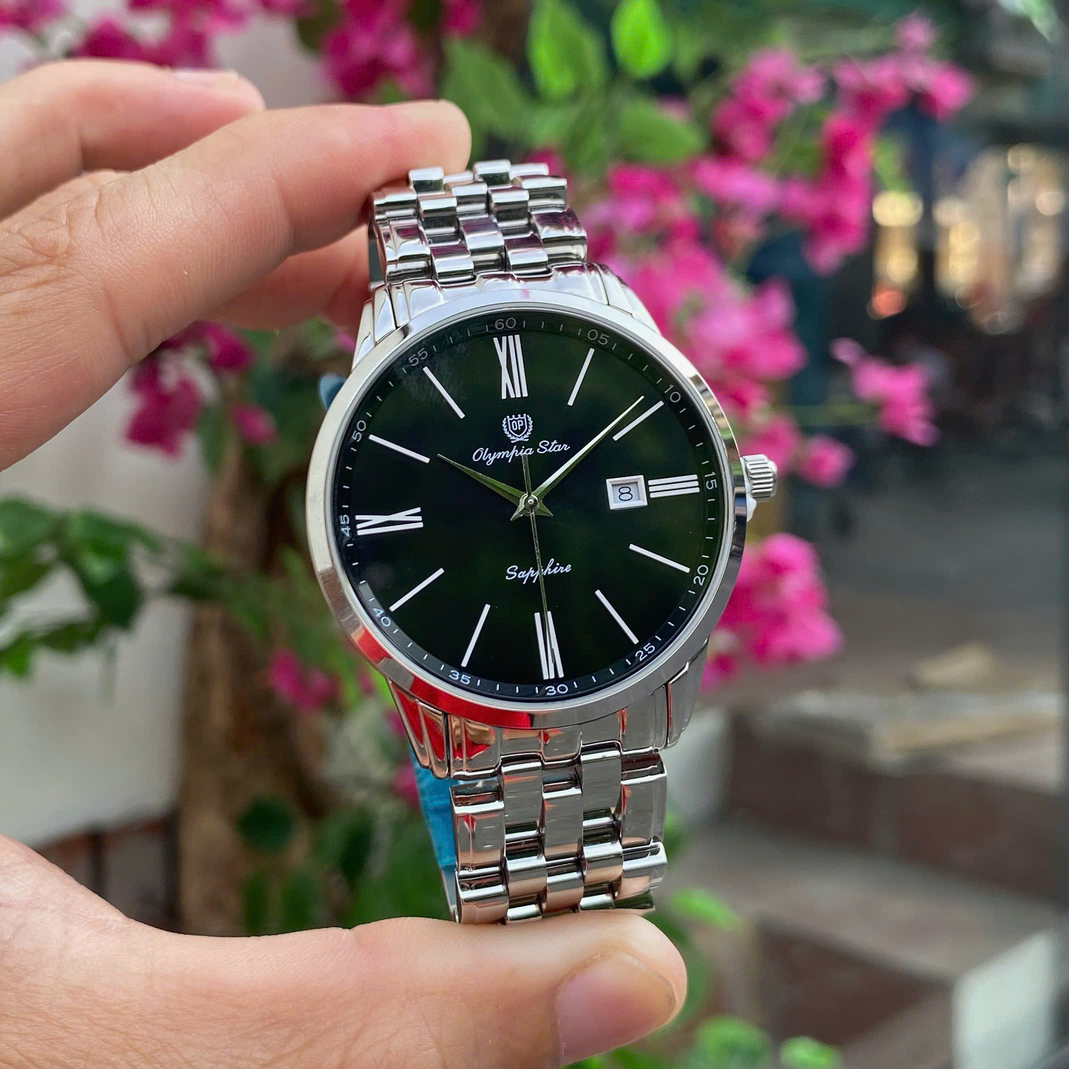 ĐỒNG HỒ OLYMPIA STAR DÂY THÉP OPA58061MS-D