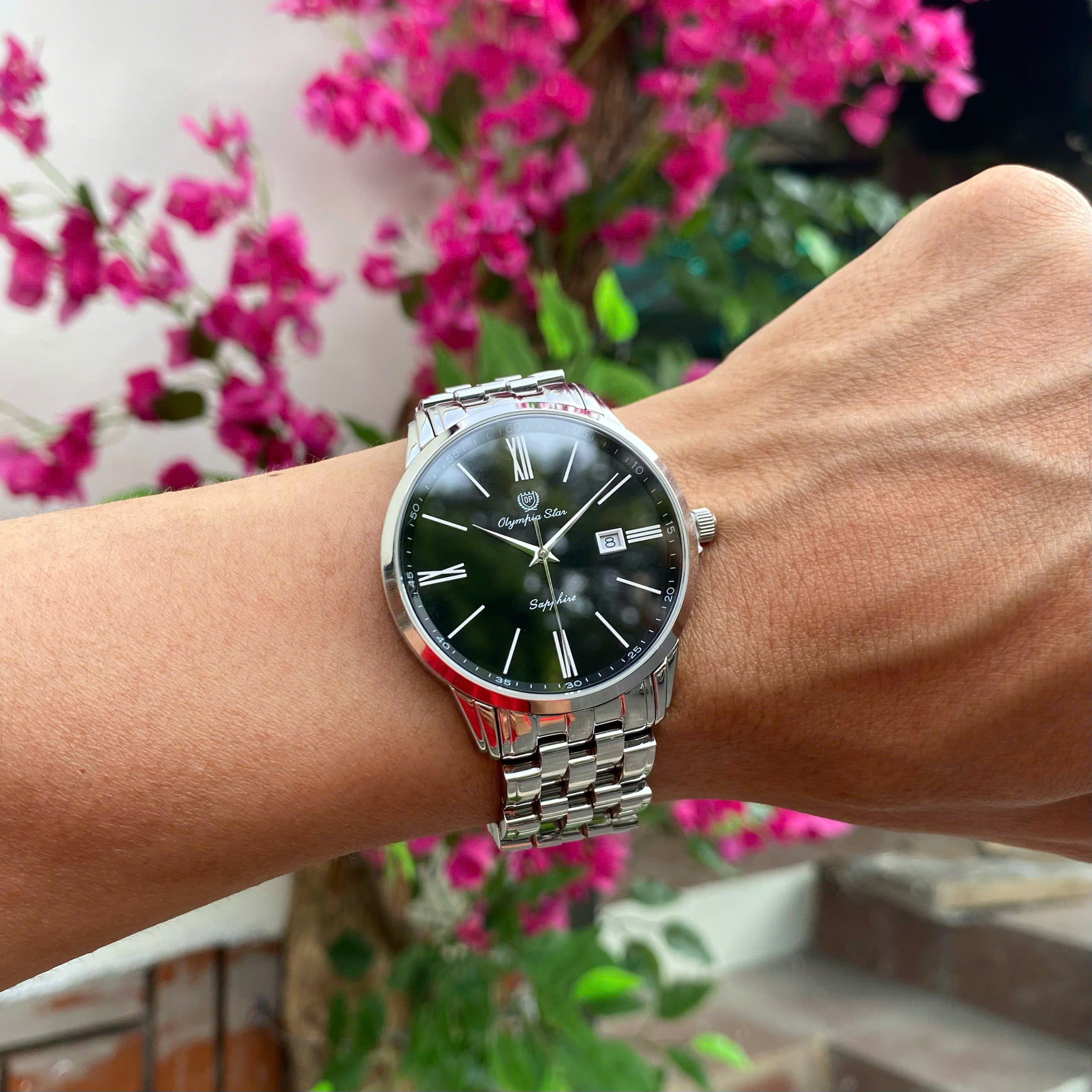 ĐỒNG HỒ OLYMPIA STAR DÂY THÉP OPA58061MS-D