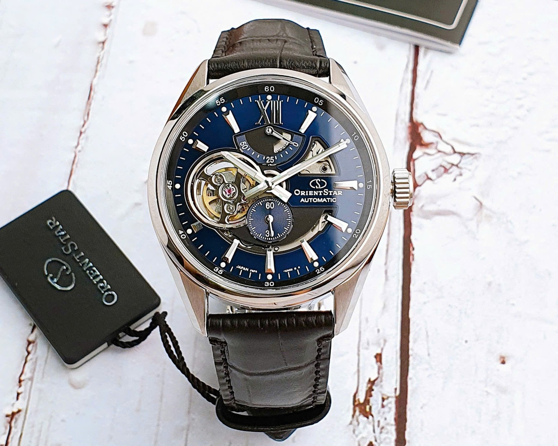Orient Star Joker Hề Xanh RE-AV0005L00B - một kiệt tác nghệ thuật đương đại