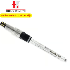 Cảm biến đo ORP trong nước, đo online, dài 225mm, EasyFerm Plus ORP Arc 225, Hamilton 243051