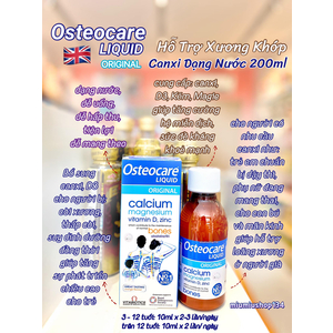 Canxi Osteocare Nước 200ml