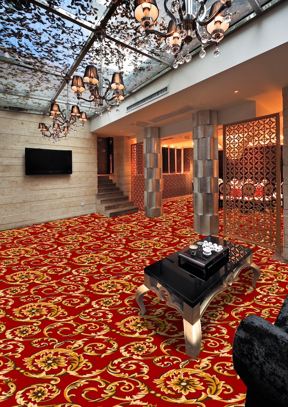 Thảm cuộn hoạ tiết GM-SKY-CL