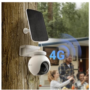 Camera IP Pin sạc hồng ngoại không dây 3.0 Megapixel EZVIZ EB8 (4G) + Solar