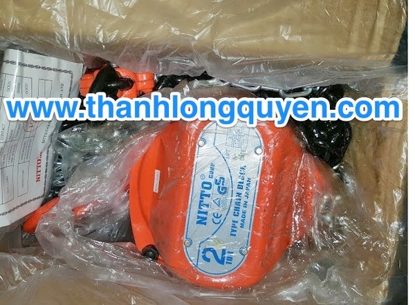 PA LĂNG XÍCH KÉO TAY NITTO 2 TẤN 3 MÉT 20VP5