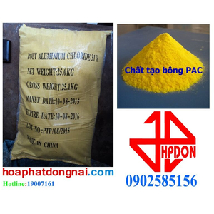 Chất tạo bông PAC (Poly Aluminium Chloride [Al2(OH)nCl6-n]m) 30%
