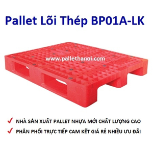 Pallet nhựa mới BP01A-LK (1000*1200*150 mm)