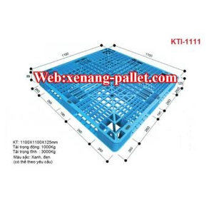 Pallet nhựa 1200 x 1000 x 125mm