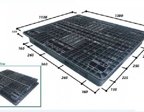 Pallet nhua 1300*1100*150mm | Pallet nhập khẩu