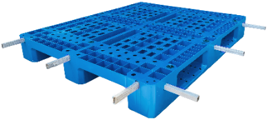 pallet 3 chân xanh lõi thép