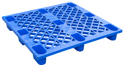 pallet nhựa chân cốc xanh