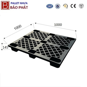 Pallet nhựa cũ chân cốc (1000x1200x145mm)