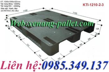 Pallet nhựa KTI-1210-2-3 giá rẻ
