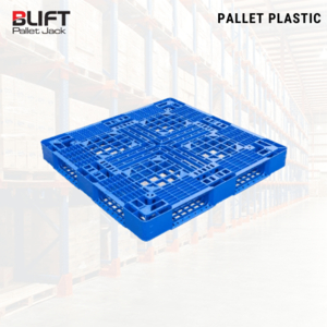 Pallet nhựa mới PL15-LK Xanh (1100*1100*125 mm)