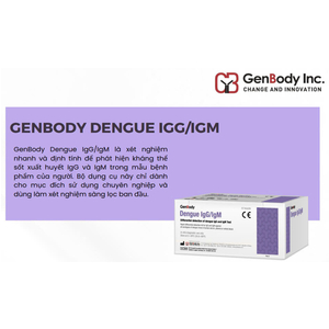 GenBody Dengue IgG/IgM - Test nhanh chuẩn đoán kháng thể Dengue IgG/IgM
