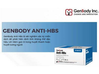 GenBody Anti-HBs - Test nhanh chuẩn đoán kháng thể viêm gan B