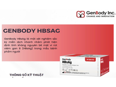 GenBody HBsAg - Test nhanh chuẩn đoán HbsAg