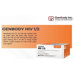 GenBody HIV ½ - Test nhanh chuẩn đoán HIV 1/2