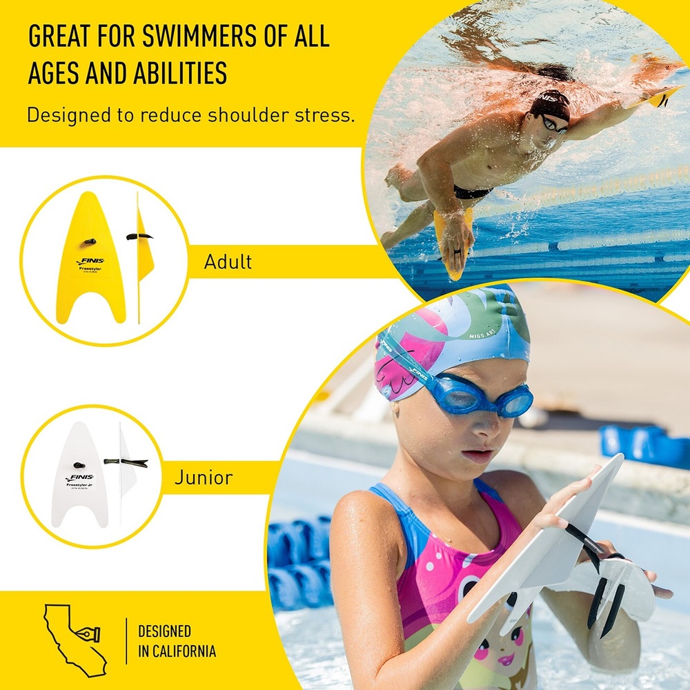 BÀN QUẠT, TAY QUẠT TẬP LUYỆN KỸ THUẬT BƠI SẢI FINIS (FREESTYLER PADDLES)