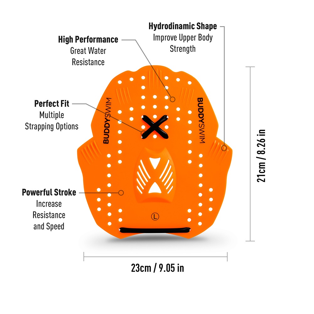 BÀN QUẠT, TAY QUẠT BƠI TẬP LUYỆN BUDDYSWIM POWER (POWER PADDLES)