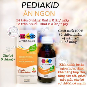 Pediakid APPÉTIT - TONUS ăn ngon 🇫🇷 125ml