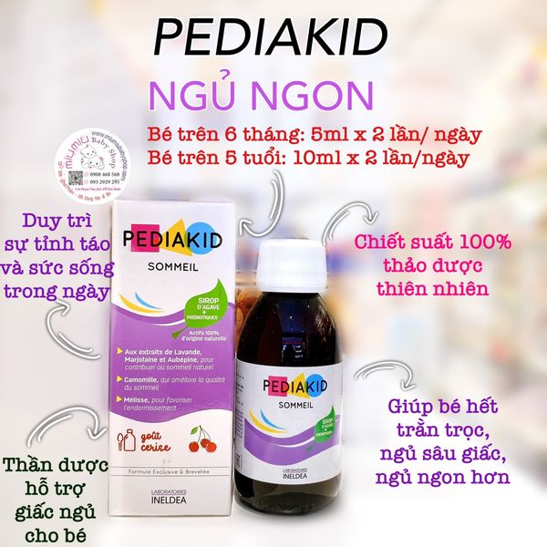 Pediakid SOMMEIL Ngủ Ngon 🇫🇷 - 125ml