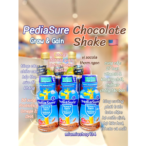 SỮA NƯỚC PEDIASURE GROW & GAIN 🇺🇸 - Thùng Socola