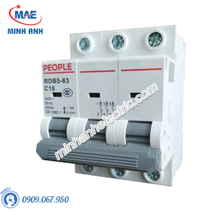 MCCB Dòng cắt 6000A - RDB5-63 - RDB5-125 3P 6kA