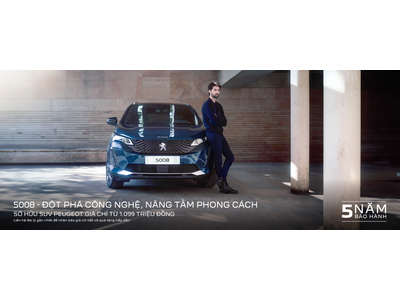 PEUGEOT 5008 - SUV CỠ LỚN DÀNH CHO GIA ĐÌNH