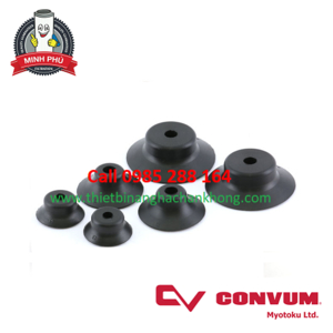 VACUUM PAD CONVUM - JAPAN WITH OILY GROOVES SERIES PFOG