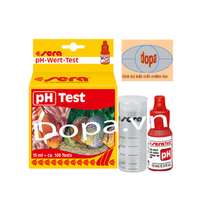 🔴TEST PH SERA - THUỐC THỬ ĐO NỒNG ĐỘ PH TRONG NƯỚC