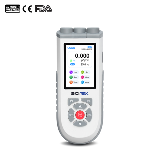 Máy đo độ dẫn điện cầm tay, màn hình màu - CON-P10
