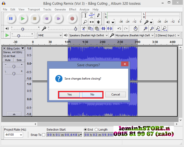 Audacity - Biên tập, xử lý âm thanh đa năng --012