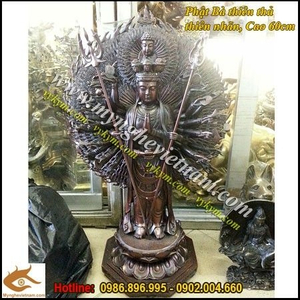Phật bà nghìn mắt nghìn tay đứng cao 60cm